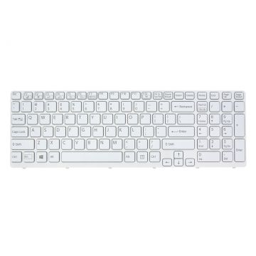 klawiatura laptopa do Sony Vaio SVE15 (numeryczna) - biała