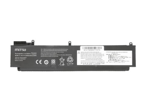 Bateria Mitsu do Lenovo ThinkPad T460s, T470s - tylna bateria