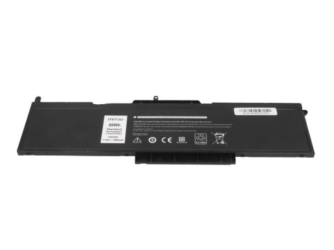 Bateria Mitsu do Dell Latitude 15 (5580), Precision 3520, 3530