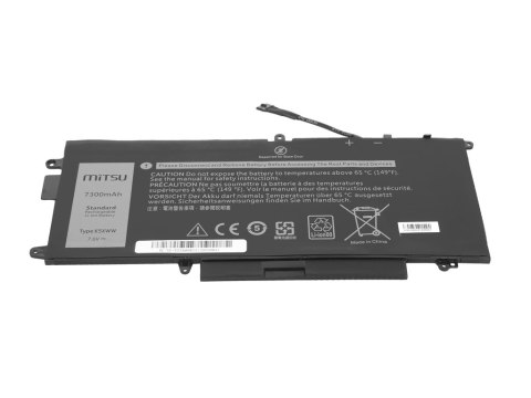 Bateria Mitsu do Dell Latitude E5289 (7300mAh)