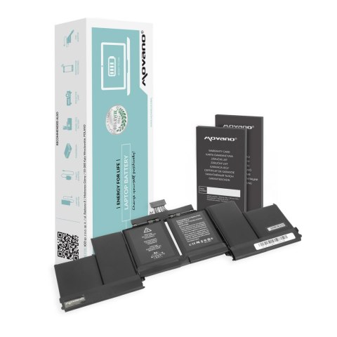 Bateria Movano do Apple MacBook Pro A1398 15" - A1618 (2015 r.) Bateria Movano do Apple MacBook Pro A1398 15" - A1618 (2015 r.)