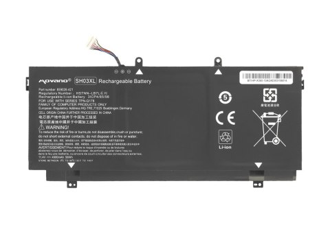 Bateria Movano do HP Spectre X360, 13-AC, 13T