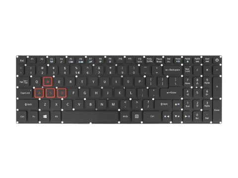 Klawiatura laptopa do Acer Nitro 5 AN515 - taśma 32pin (numeryczna, podświetlana)