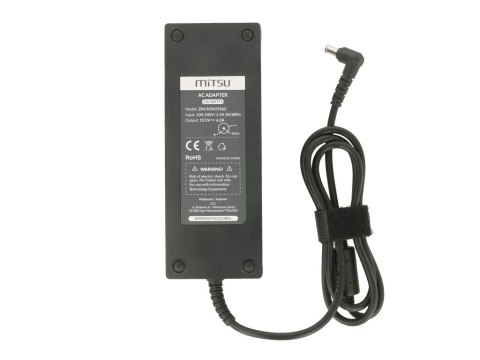 Zasilacz Mitsu 19.5v 6.2a (6.5x4.4 pin) 120W do Sony