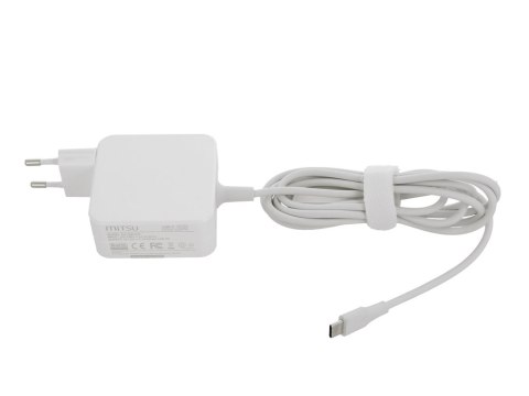 Zasilacz Mitsu 45W USB type C USB-C (white)