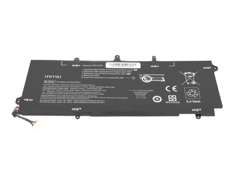 Bateria Mitsu do HP EliteBook Folio 1040 G1, G2