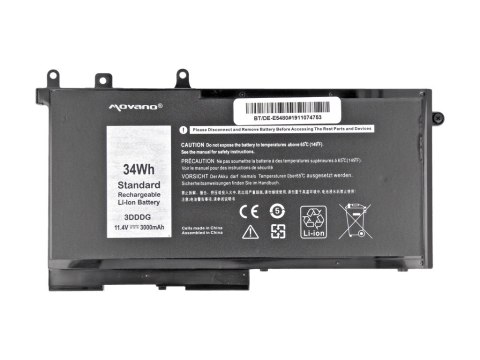 Bateria Movano do Dell Latitude E5280, E5480, E5580