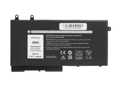 Bateria Mitsu do Dell Latitude 5400, 5410, 5500, 5510