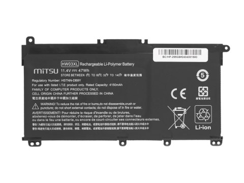 Bateria Mitsu do HP 250 255 G9, 15-EH