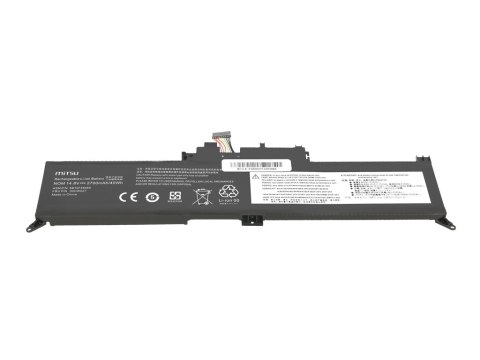 Bateria Mitsu do Lenovo ThinkPad Yoga 260 370 X380