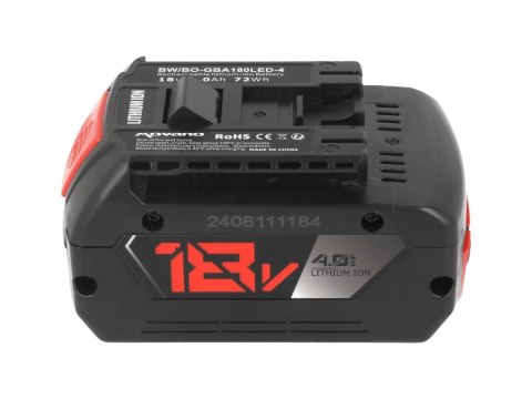 Bateria Movano do Bosch GBA BAT609, BAT618 (4000 mAh) Bateria Movano do Bosch GBA BAT609, BAT618 (4000 mAh)