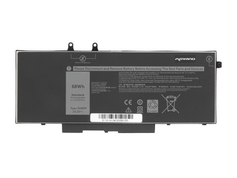 Bateria Movano do Dell Latitude 14 (5410), 15 (5510)