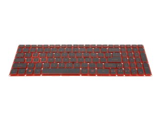 Klawiatura laptopa do Acer Nitro 5 AN515 - taśma 28pin czerwona (numeryczna, podświetlana)