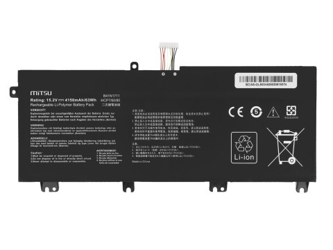 Bateria Mitsu do Asus ROG Strix GL503V, GL703V, FX705D (krótka taśma) Bateria Mitsu do Asus ROG Strix GL503V, GL703V, FX705D (krótka taśma)