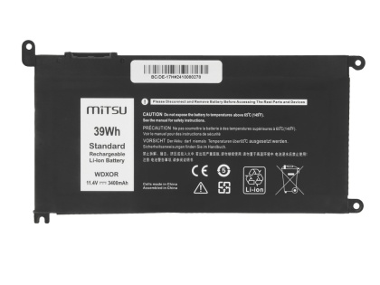 Bateria Mitsu do Dell Vostro 14 (5468), Inspiron 15 (5568) - 3600mAh