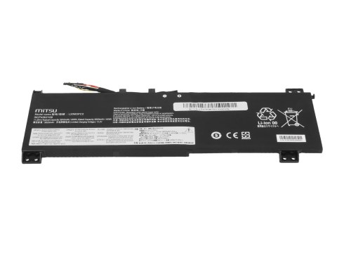 Bateria Mitsu do Lenovo IdeaPad Gaming 3 15ACH6, 15IHU6 Bateria Mitsu do Lenovo IdeaPad Gaming 3 15ACH6, 15IHU6