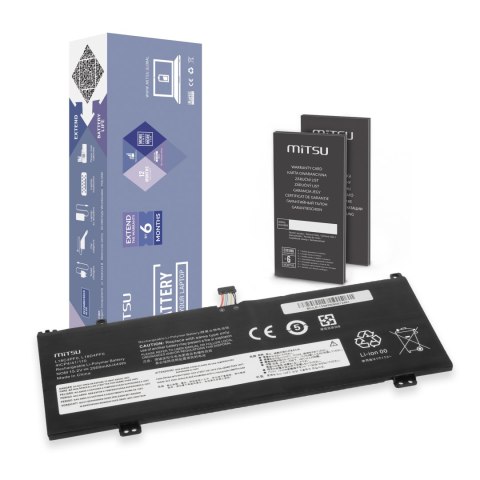 Bateria Mitsu do Lenovo ThinkBook 13s G4 ARB, 13s IWL Bateria Mitsu do Lenovo ThinkBook 13s G4 ARB, 13s IWL