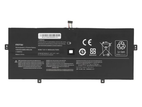 Bateria Mitsu do Lenovo Yoga 910-13IKB Bateria Mitsu do Lenovo Yoga 910-13IKB