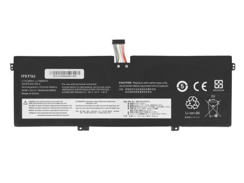 Bateria Mitsu do Lenovo Yoga C930-13IKB Bateria Mitsu do Lenovo Yoga C930-13IKB