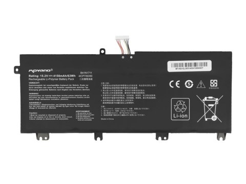 Bateria Movano do Asus ROG Strix GL503V, GL703V, FX705D