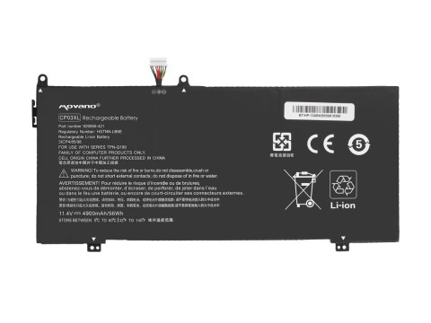 Bateria Movano do HP Spectre 13-AE