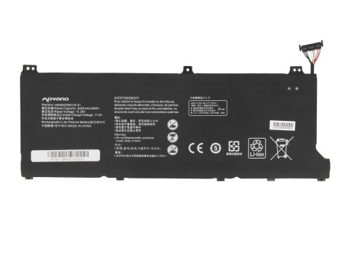 Bateria Movano do Huawei Matebook D14 (2020), Honor Magicbook 14 (2019) Bateria Movano do Huawei Matebook D14 (2020), Honor Magicbook 14 (2019)