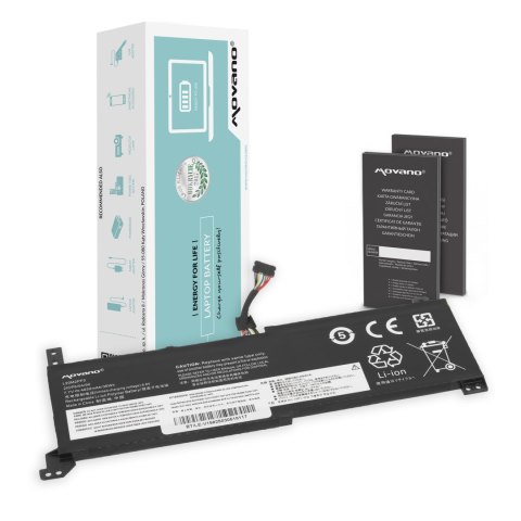 Bateria Movano do Lenovo V14 V15 V17, IdeaPad 3