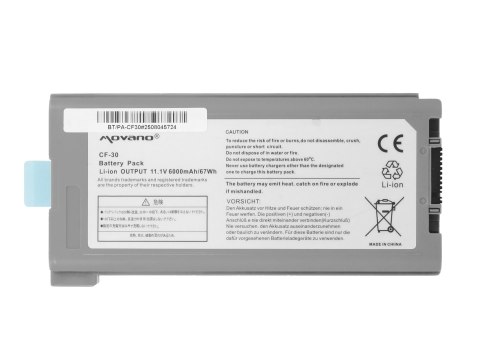 Bateria Movano do Panasonic ToughBook CF-30, CF-31, CF-53