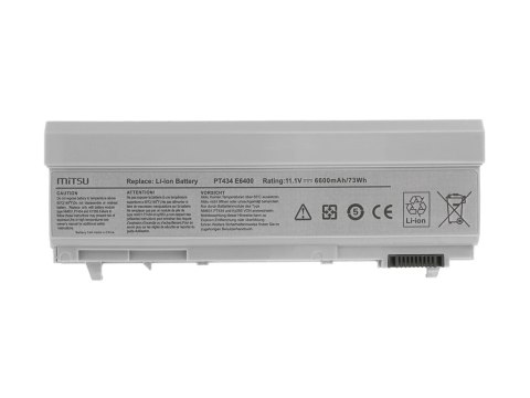 Bateria Mitsu do Dell Latitude E6400 (6600mAh)