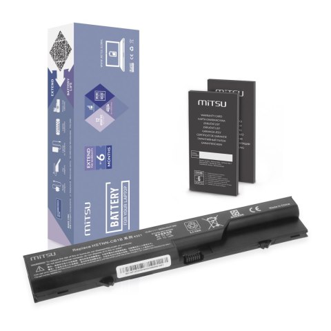 Bateria Mitsu do HP ProBook 4320s, 4520s (6600mAh)