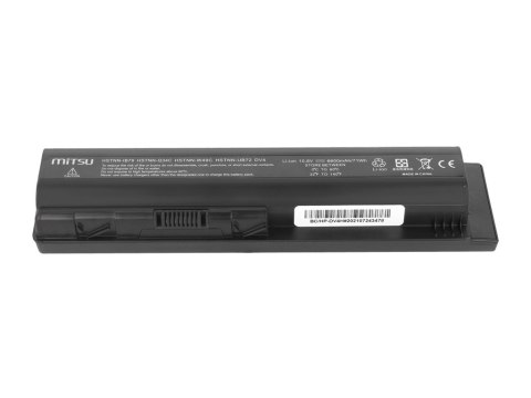 Bateria Mitsu do HP dv4, dv5, dv6 (6600mAh)