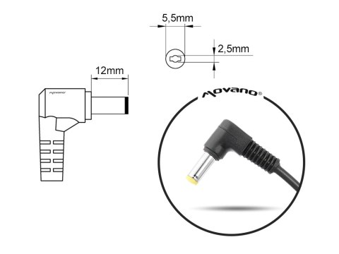 Zasilacz Movano LCD 12v 10a (5.5x2.5) 120W