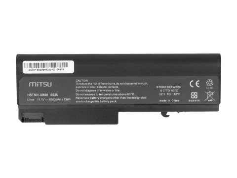 Bateria Mitsu do HP 6530b, 6735b, 6930p (6600mAh)