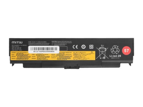 Bateria Mitsu do Lenovo T440p, W540