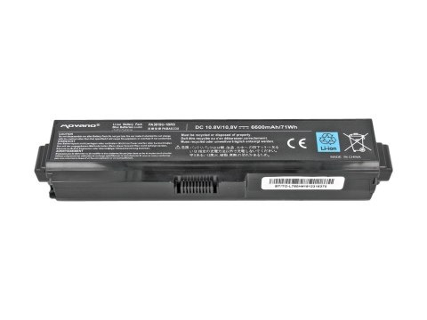 Bateria Movano do Toshiba L700, L730, L750 (6600mAh)