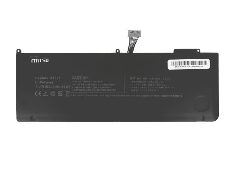 Bateria Mitsu do Apple A1382