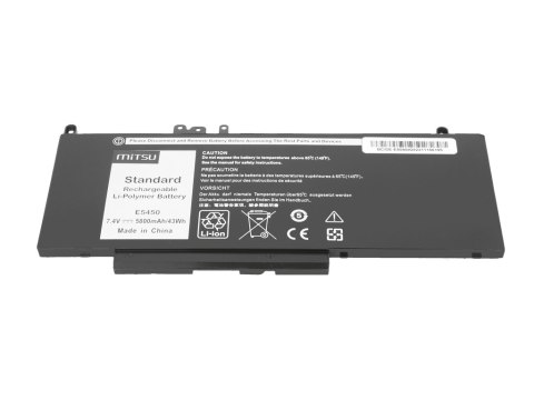 Bateria Mitsu do Dell Latitude E5450, E5550 - 7.4V