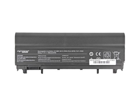 Bateria Movano Premium do Dell Latitude E5440, E5540 (7800mAh)