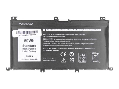 Bateria Movano do Dell Inspiron 15 (7557), 15 (7559) - 4400mAh