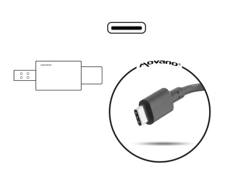 Zasilacz samochodowy Movano 65W USB type C USB-C